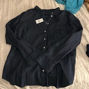 Jcrew Jean button up